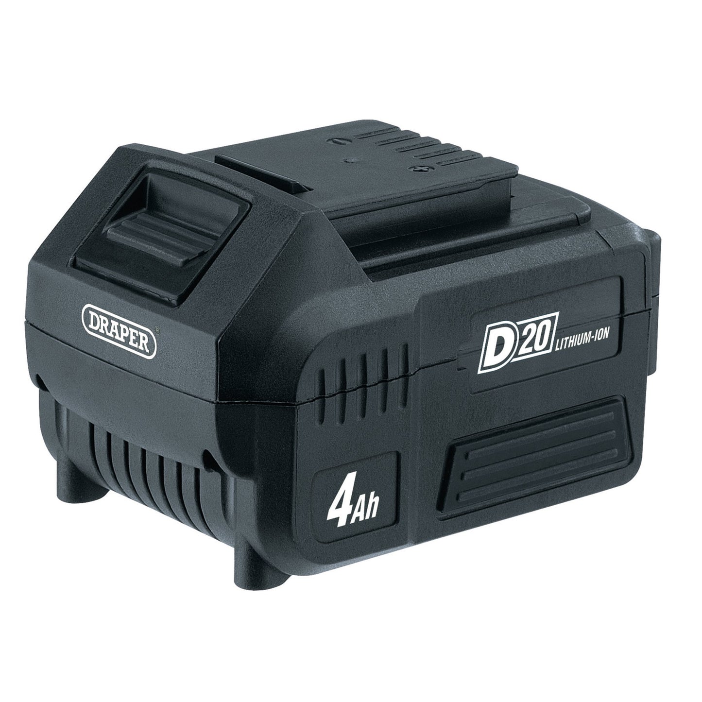 Draper D20 20V Li-ion Battery 4.0Ah Charge Indicator Quick Release Button 55898