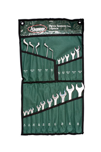 Kamasa 55982 Assorted Spanner Set 20pc