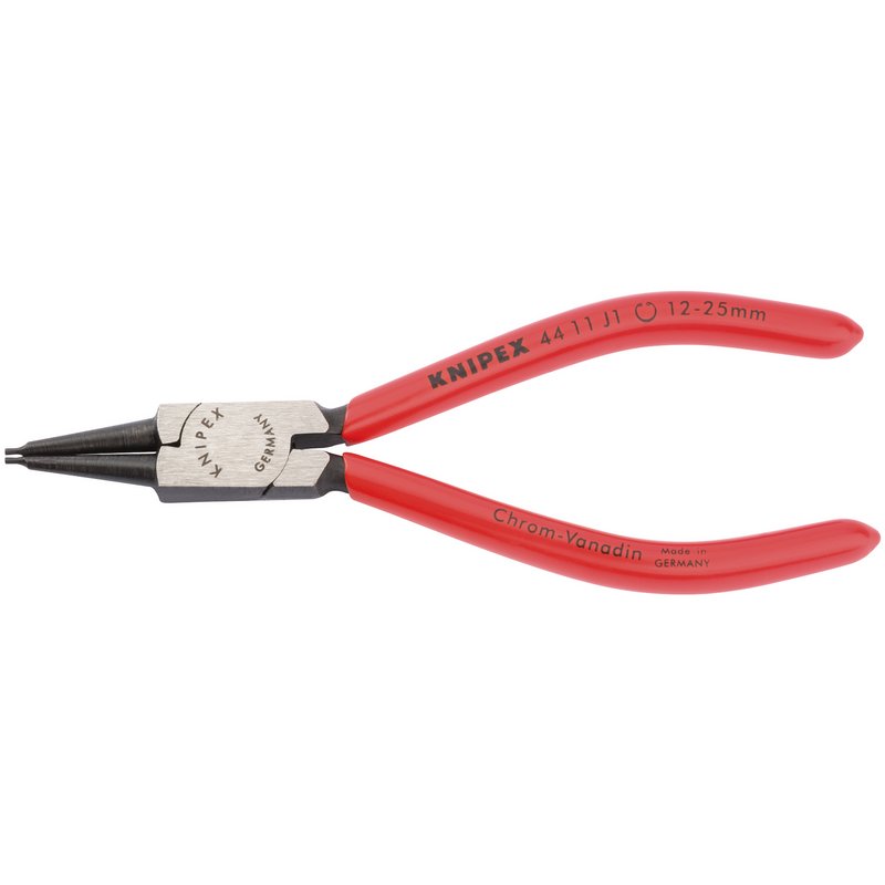 Knipex J1 Straight Internal Circlip Pliers 12 - 25mm Length 140mm 44 11 J1 SB