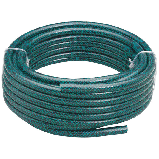 Draper PVC Watering Hose Pipe 12mm Bore 15m Green Kink Resistant 56311