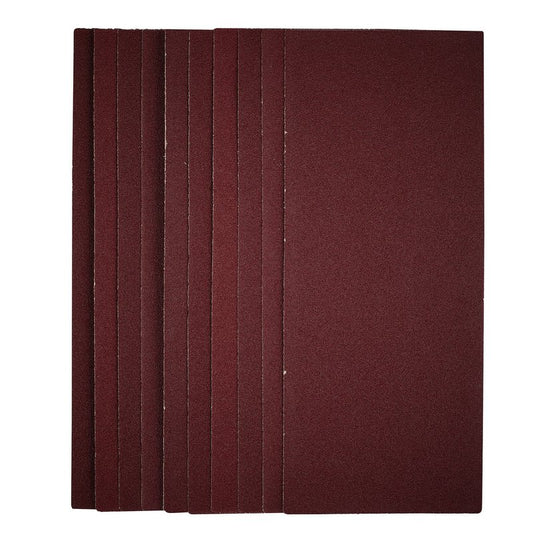 Draper 1/2 Sanding Sheets 115 x 280mm 80 Grit (Pack of 10) 56329