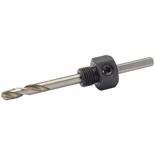Draper Simple Holesaw Arbor with 1/4" HSS Pilot Drill Triangular Shank 56401