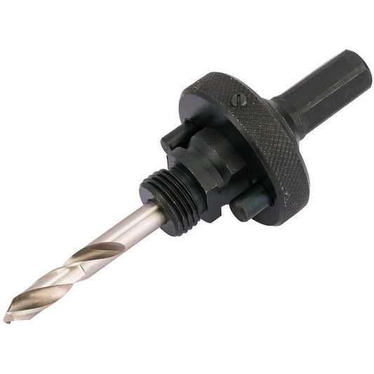 Draper Quick Release Hex Shank Holesaw Arbor for Holesaws 32 - 210mm 56402
