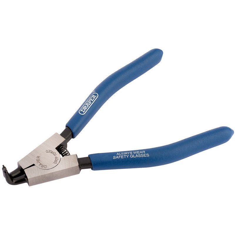 Draper External Bent Nose Circlip Pliers 125mm Capacity 10-25mm 56420
