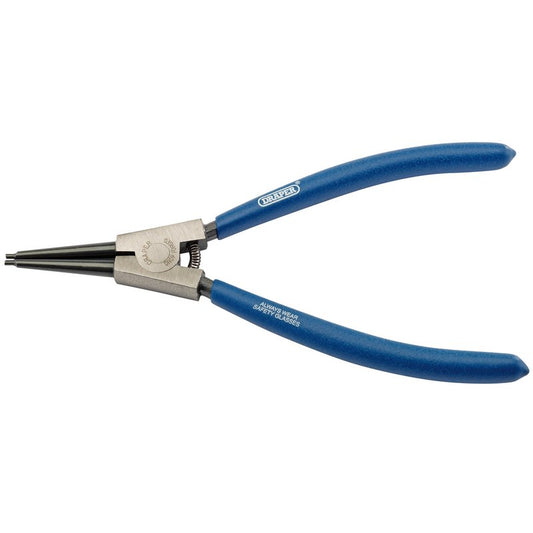 Draper Straight Tip External Circlip Pliers Length 210mm Capacity 40-100mm 56423