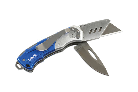Laser Tools Twin Blade Mechanics Knife 5658