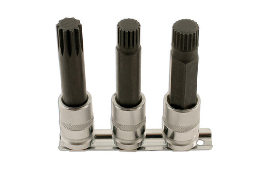 Laser Tools BMW Locking Wheel Nut Bit Set 3pc Includes 10pt 17pt and 21pt 5663