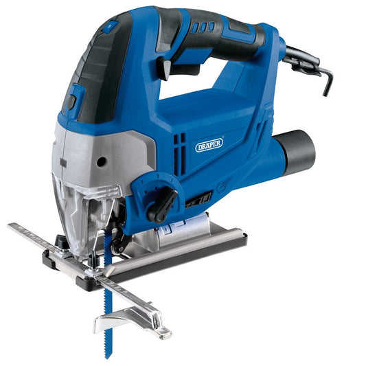 Draper 230V Orbital Jigsaw 800W Brushed Cutting Capacity Wood 100mm 56768