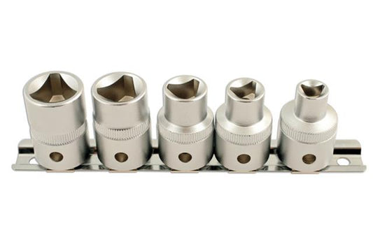 Triangular Socket Set 1/2" Drive M5-M12 Security 8mm-16.5mm  Neilsen CT4028