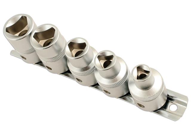 Triangular Socket Set 1/2" Drive M5-M12 Security 8mm-16.5mm  Neilsen CT4028