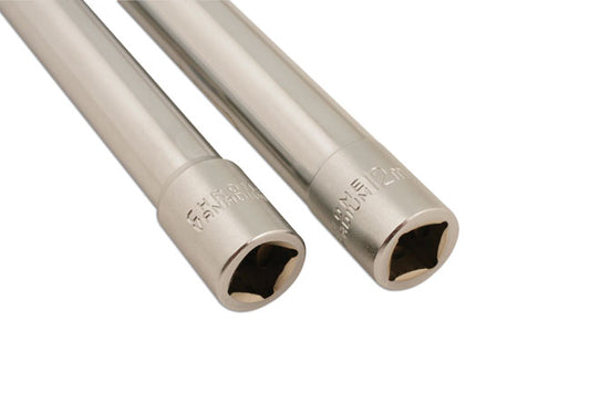 Laser Tools Metric Extra Deep Socket Set 3/8"D 2pc Single Hex Sizes 10 12mm 5709