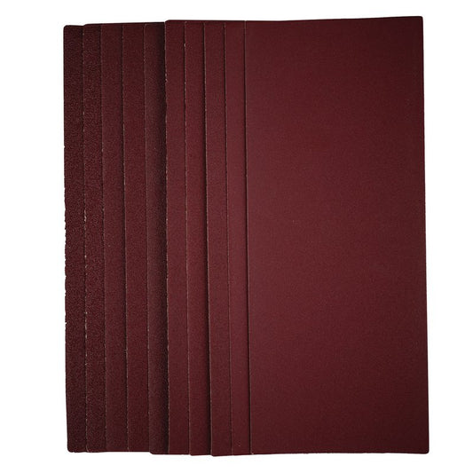 Draper 1/2 Sanding Sheets 115 x 280mm Assorted Grit 10 Pack 57373