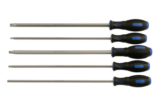 Laser Tools Extra Long Spline Screwdriver Set 5pc 5743