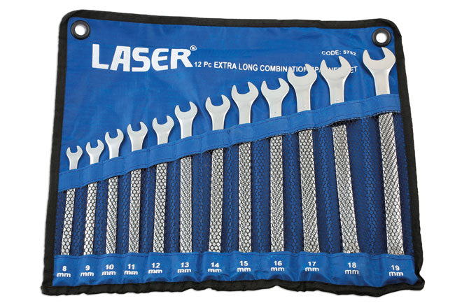 Laser Tools 5752 Combination Spanner Set 12pc