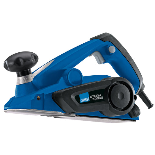 Draper Storm Force 240V Electric Planer 82mm 600W Max cutting depth 0-2mm 57559