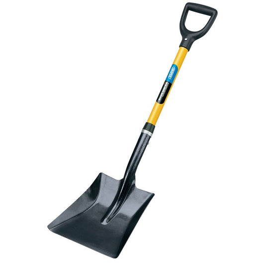 Draper Square Mouth Builders Shovel Fibreglass Shaft Blade W 240mm L 320mm 57567