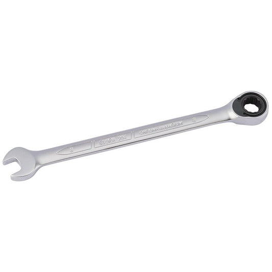 Elora 8mm Metric Ratcheting Combination Spanner 72 Teeth Chrome Plated 58380