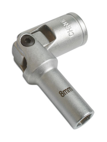 Laser Tools Universal Joint Glow Plug Socket 3/8"D 8mm 5854