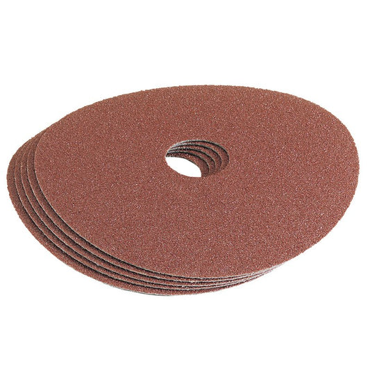 Draper Aluminium Oxide Sanding Disc 115mm 60 Grit 5 Pack 58617