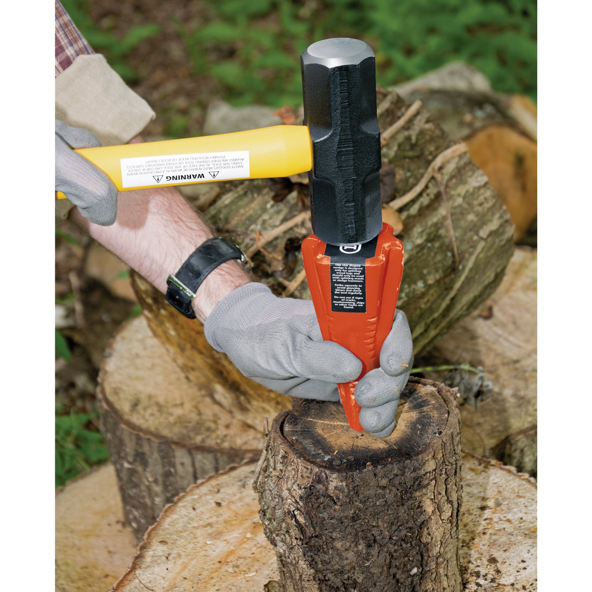Draper Log Splitting Star Wedge 1.7kg extra broad striking shoulder 58682