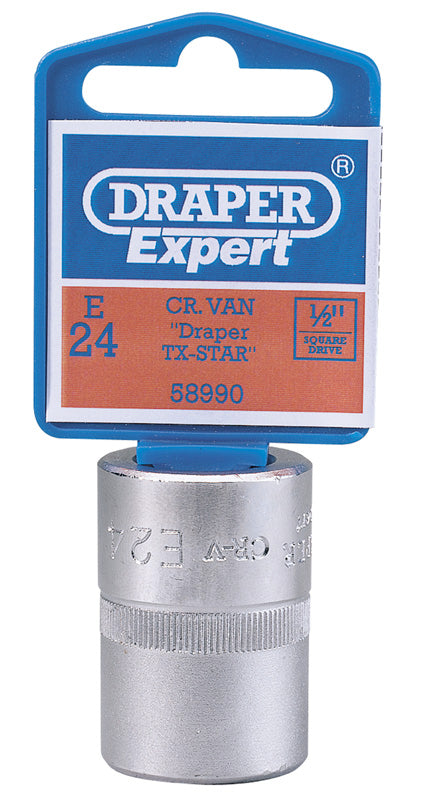 E24 1/2" Square Drive Draper TX-STAR® Socket