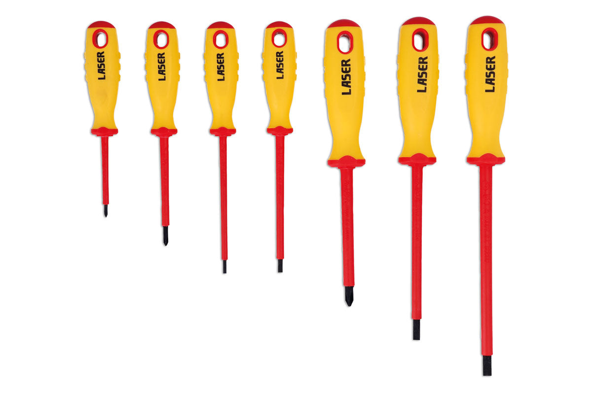 Laser Tools Insulated Screwdriver Set 7pc 5986
