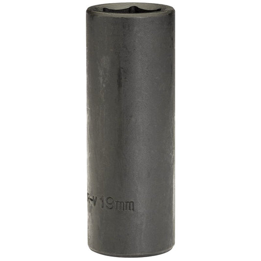 Draper 19mm Deep Impact Socket 1/2" Dr 6 Point Hex Chrome Vanadium Steel 59880