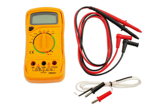 Laser Tools Multi Meter/Temp Tester - Digital 5989