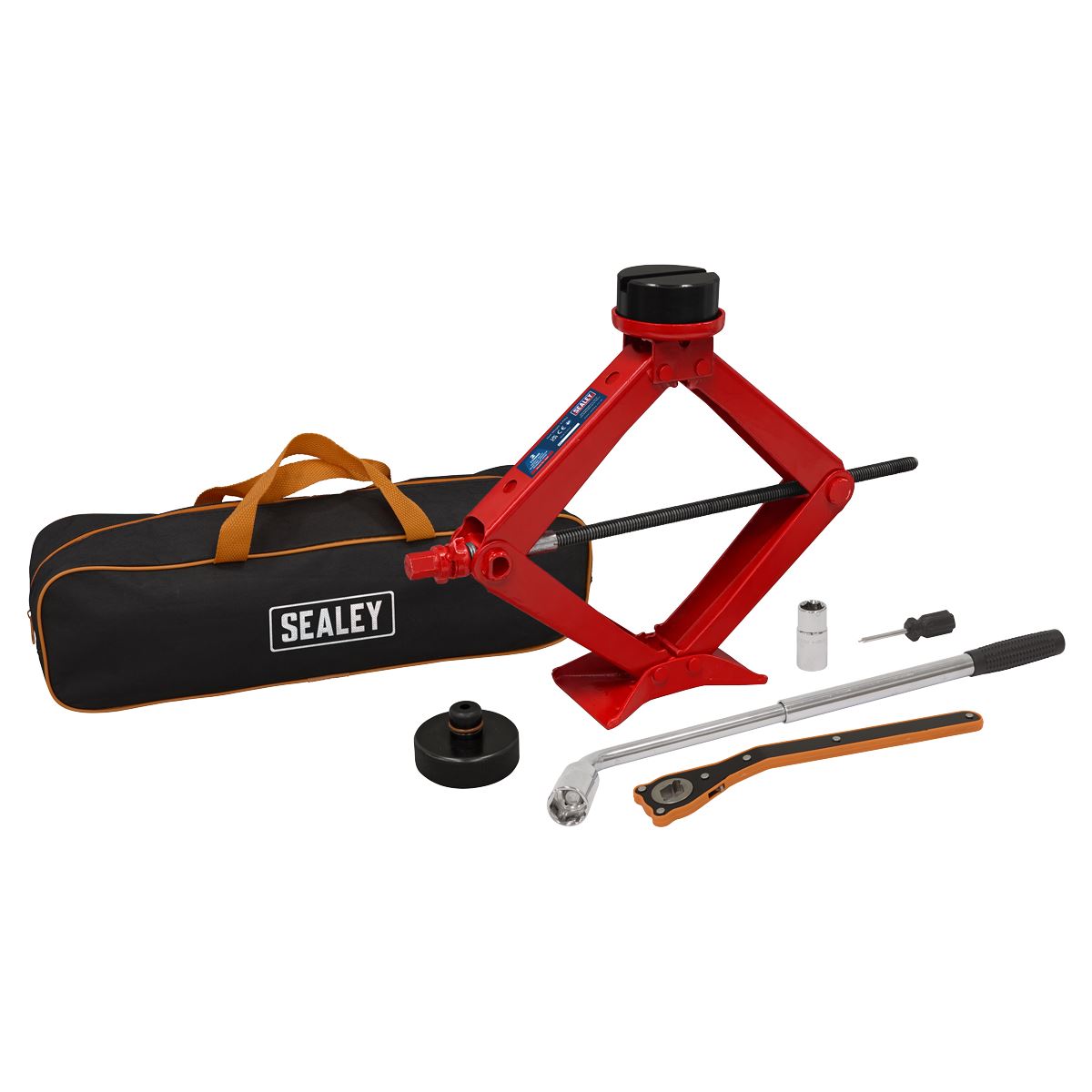 Sealey Heavy-Duty Scissor Jack Kit for Electric Vehicles 2 Tonne 59M