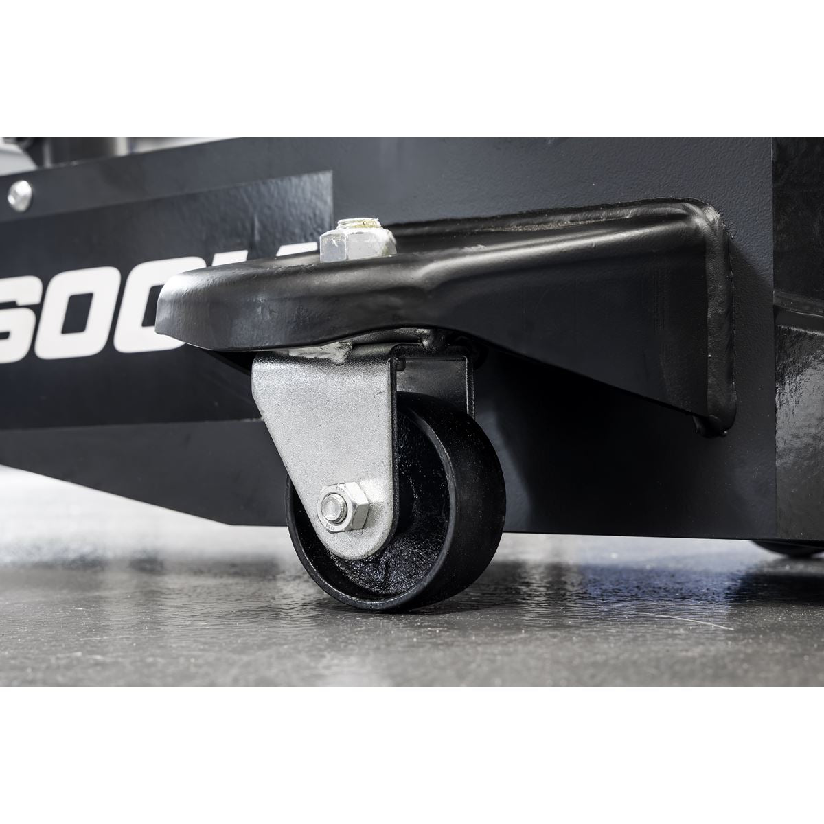 Sealey Long Reach Air Manual 6 Tonne Trolley Jack with Rocket Lift 6001A