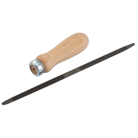 Draper Double Ended Saw File 175mm For sharpening non hardpoint saw teeth 60312