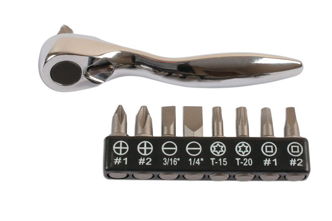 Laser Tools Micro Bit Driver Set 10pc 6049