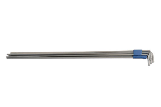 Laser Tools Extra Long Hex Key Set 6pc 6057