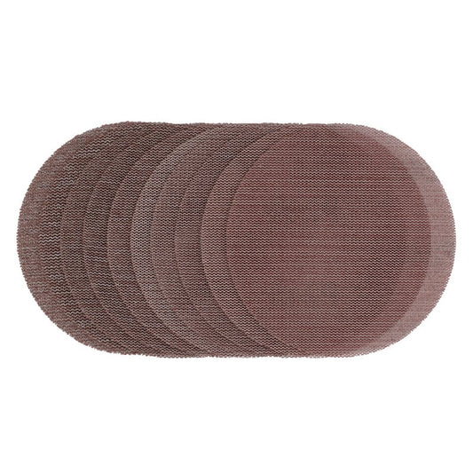 Draper Mesh Sanding Discs 125mm Assorted Grit 80G 120G 180G 240G 10 Pack 60608