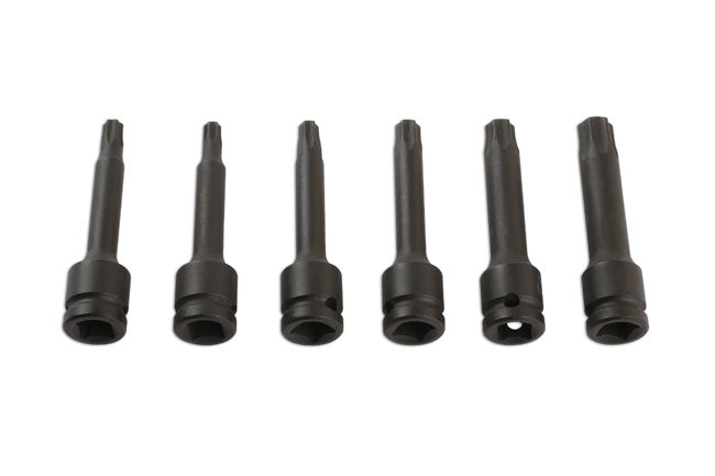 Laser Tools 6072 Star Bit Set 6pc 1/4"D