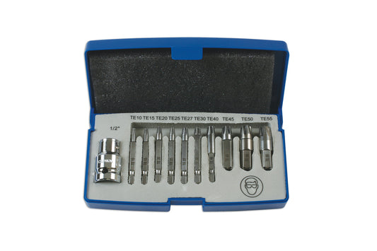 Laser Tools Extractor Set for Torx� Fixings 11pc 6080