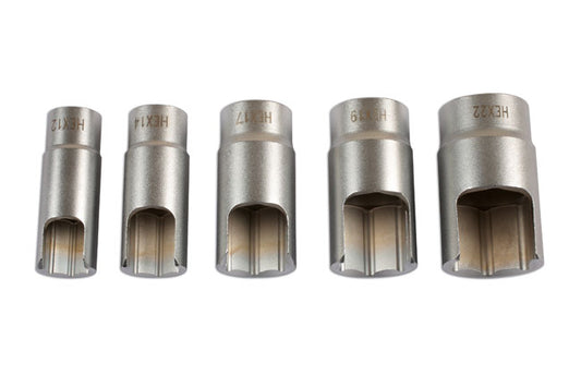 Laser Tools Elbow Connector Socket Set 3/8"D 5pc For L Type pipe fixings 6089