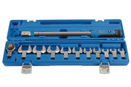 Laser Tools Torque Wrench 1/2"D 11 plug in insert Heads 40 to 200Nm 6112