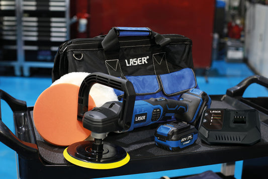 Laser Tools Cordless Polisher 20V Kit (Euro) 61556