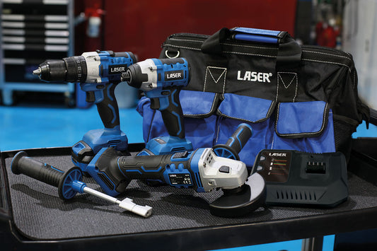 Laser Tools Cordless Tools 20V Tradesman Kit (Euro) 61559