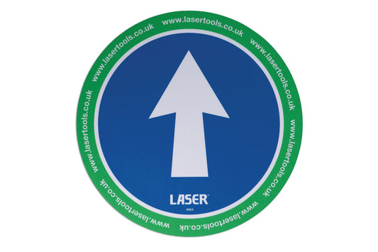 Laser Tools Laser Tools Floor Sticker Arrow Direction 6pc x 2 61703