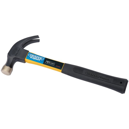 Draper Expert Claw Hammer Fibreglass Shaft Carbon Steel Head 450g 16oz 62163