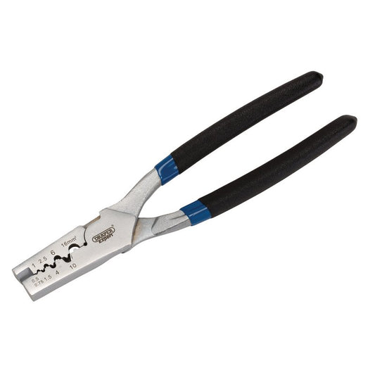 Draper 9 Way Crimping Plier Ferrule Cable Wire Crimp Tool 190mm 62226