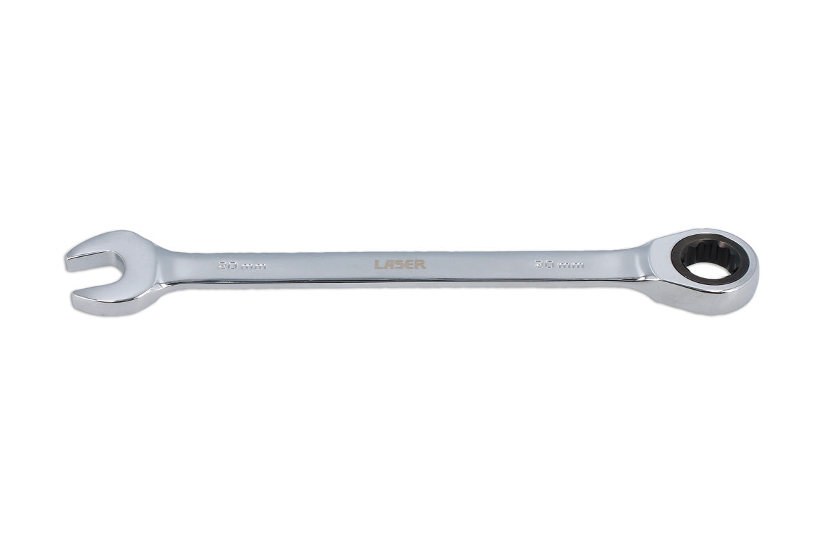 Laser Tools Ratchet Ring Combination Spanner 20mm 12 Point 72 Teeth 62655