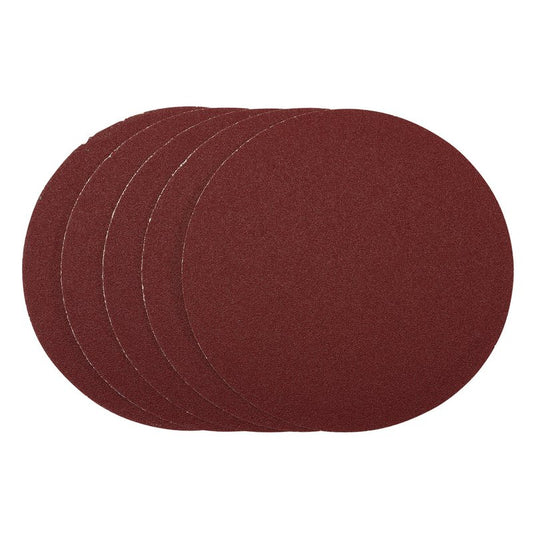 Draper Sanding Discs 200mm PSA 80 Grit 5 Pack 63026
