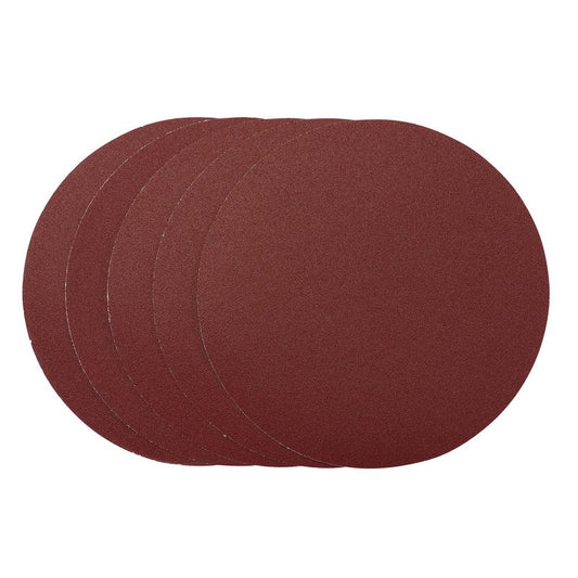 Draper Sanding Discs 200mm PSA 120 Grit 5 Pack 63031