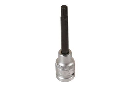 Laser Tools Split Rim Spline Bit 1/2"D M8 x 100mm 6327