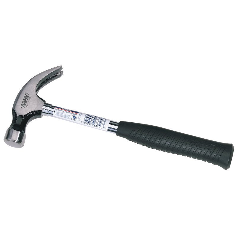 Draper Tubular Shaft Claw Hammer 560g 20oz Carbon Steel Head 63346