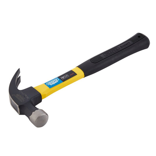 Draper Expert Fibreglass Shafted Claw Hammer 560g/20oz Carbon Steel Head 63347