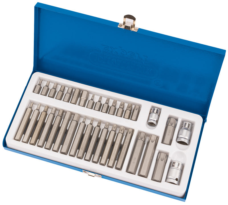 Mechanic's Bit Set Comprising of Draper TX-STAR® and Hexagon Bits (35 Piece)